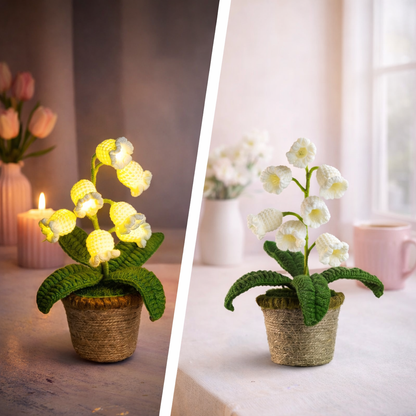 Ręcznie robiony świecący kwiat